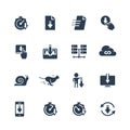 Download and file hosting related icons