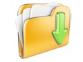 Download folder 3d icon.