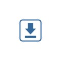Download icon vector design symbol Royalty Free Stock Photo