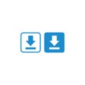 Download icon vector design symbol Royalty Free Stock Photo