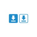 Download icon vector design symbol Royalty Free Stock Photo