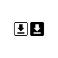 Download icon vector design symbol Royalty Free Stock Photo