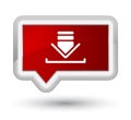 Download icon prime red banner button Royalty Free Stock Photo