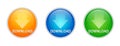 Download icon set element vector illustrations on white background Royalty Free Stock Photo