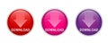 Download icon set element vector illustrations on white background Royalty Free Stock Photo