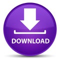 Download special purple round button Royalty Free Stock Photo