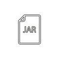 Download JAR document icon - vector file format Royalty Free Stock Photo