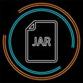 Download JAR document icon - vector file format Royalty Free Stock Photo