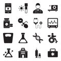 Pack of Medical Solid Icons
