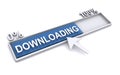 Download progress bar Royalty Free Stock Photo