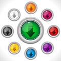 Download Shiny Colorful Button