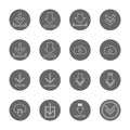 Download thin line icons set
