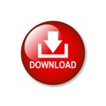 Download button Royalty Free Stock Photo