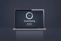 Downloading Files Information Processing Concept Royalty Free Stock Photo