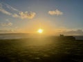 Sunset Downpatrick Head, County Mayo, Ireland Royalty Free Stock Photo