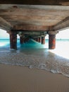 Downside view of a bridge from lakshadweep