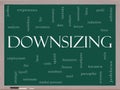 Downsizing Word Cloud Concept on a Blackboard