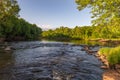 Downstream View From Kettle River Rapids in Minnesota