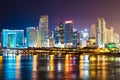 Downtown Miami cityscape Royalty Free Stock Photo