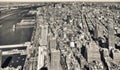 Downtown aerial view, Manhattan - NYC Royalty Free Stock Photo