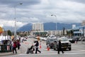 Downtown Anchorage Alaska Gloomy Sky