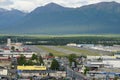The downtown Anchorage skyline Royalty Free Stock Photo