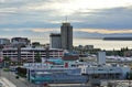 The downtown Anchorage skyline Royalty Free Stock Photo