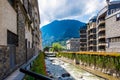 Andorra la Vella downtown Royalty Free Stock Photo