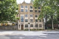 Downtown Atlanta Georgia Central Presbyterianism Church entrance Royalty Free Stock Photo