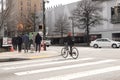 Downtown Atlanta Georgia Person riding a bicycle