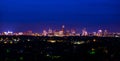 Downtown Austin Texas Night Cityscape Mount Bonnell Royalty Free Stock Photo