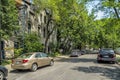 Downtown Baille street Montreal view Royalty Free Stock Photo