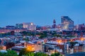 Downtown Baltimore night view in Baltimore, Maryland Royalty Free Stock Photo