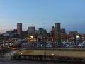 Downtown Baltimore Skyline at Dusk