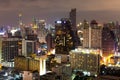 Downtown Bangkok nightscape