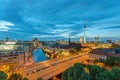 Downtown Berlin with the Television Tower