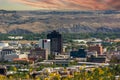 Downtown Billings, Montana on a sunny summer day Royalty Free Stock Photo