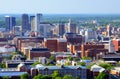 Downtown Birmingham, Alabama Royalty Free Stock Photo