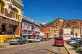 Downtown Bisbee in the Mule Mountains of southern Arizona Royalty Free Stock Photo