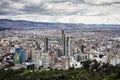 Downtown BogotÃÂ¡ seen from Monserrate Trail