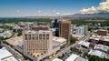 Downtown Boise Idaho aerial view close up of some buildings in s Royalty Free Stock Photo