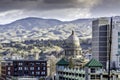 Downtown Boise Idaho with the capital building