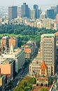 Downtown Boston Aerial View Royalty Free Stock Photo