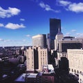 Downtown Boston Massachusetts Tall Buildings Royalty Free Stock Photo