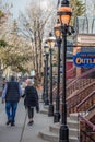 Breckenridge Colorado Downtown shoppers and walkers