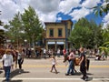 Downtown Breckenridge, Colorado in summer