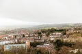 Downtown of Bristol, view from the Top Cabot Tower, England