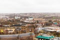 Downtown of Bristol, view from the Top Cabot Tower, England