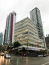 Downtown Buildings Near Canada Place in Vancouver, British Columbia Royalty Free Stock Photo