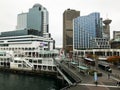 Downtown Buildings Near Canada Place in Vancouver, British Columbia Royalty Free Stock Photo